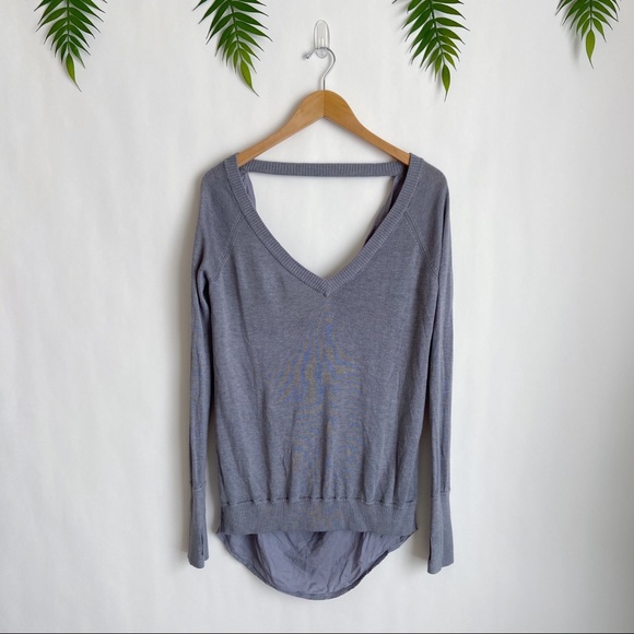 Lululemon • Gray Unity Open Back Pullover - Picture 3 of 8